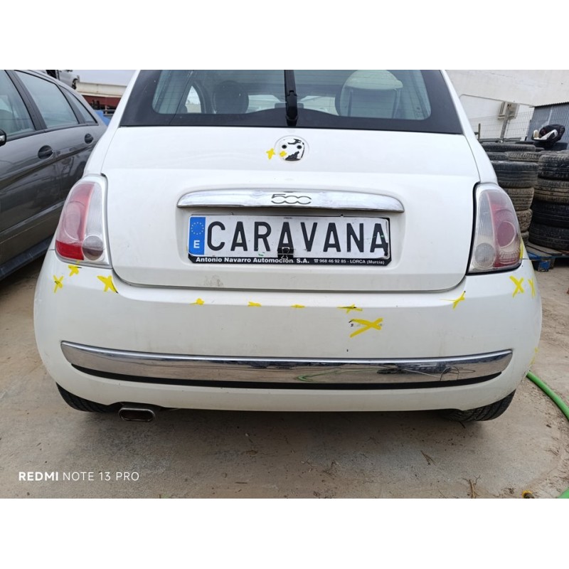 Recambio de paragolpes trasero para fiat nuova 500 (150) lounge referencia OEM IAM 71777639  
