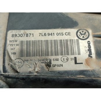 Recambio de faro izquierdo para volkswagen touareg (7la) tdi r5 referencia OEM IAM 7L6941015CE  