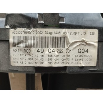 Recambio de cuadro instrumentos para mercedes-benz clase clk (w207) coupe 350 cdi blueefficiency (207.322) referencia OEM IAM A2