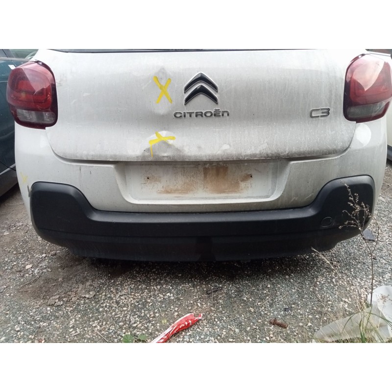 Recambio de paragolpes trasero para citroën c3 iii (sx) 1.6 bluehdi 75 referencia OEM IAM 1618082880  