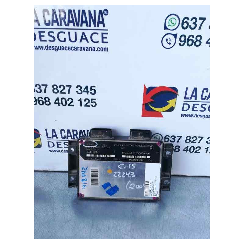 Recambio de centralita motor uce para citroën c15 1.9 referencia OEM IAM 9650359580  