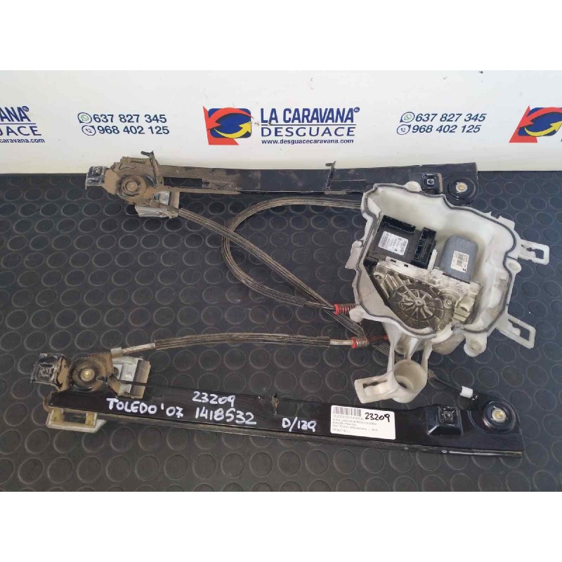 Recambio de elevalunas delantero izquierdo para seat toledo (5p2) exclusive referencia OEM IAM 5P0837401J  