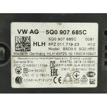 Recambio de modulo electronico para seat arona fr referencia OEM IAM 5Q0907685C  