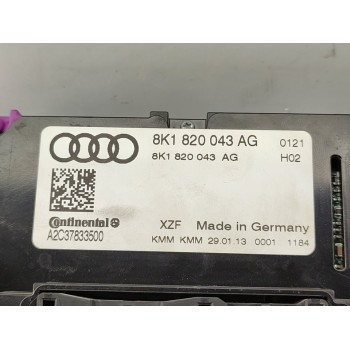 Recambio de mando calefaccion / aire acondicionado para audi a4 avant (8k5) (2008) básico referencia OEM IAM 8K1820043AG  