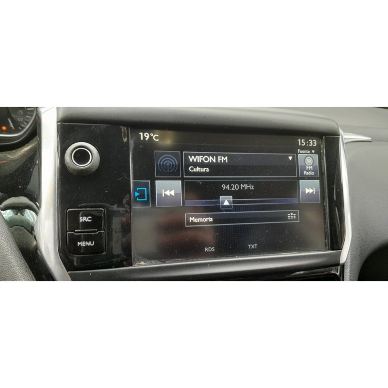 Recambio de pantalla multifuncion para peugeot 208 style referencia OEM IAM 9812862880  