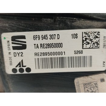 Recambio de piloto trasero izquierdo interior para seat arona fr referencia OEM IAM 6F9945307D  