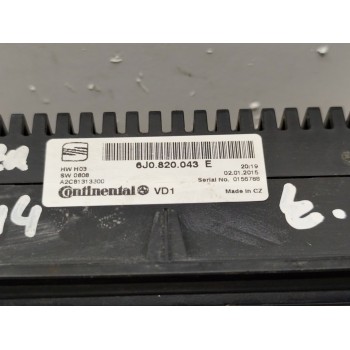 Recambio de mando climatizador para seat ibiza (6j5) reference referencia OEM IAM 6J0820043E  