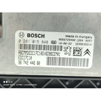 Recambio de centralita motor uce para peugeot 207 sport referencia OEM IAM 0281015848  