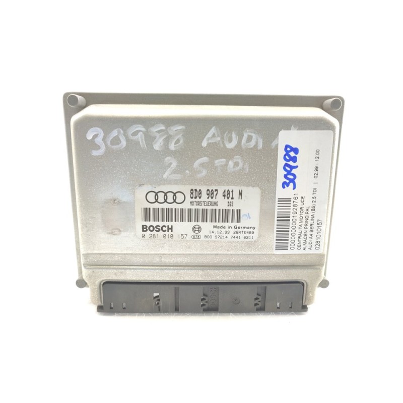 Recambio de centralita motor uce para audi a4 berlina (b5) 2.5 tdi referencia OEM IAM 0281010157  