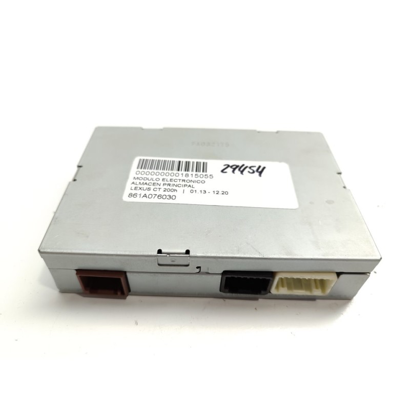 Recambio de modulo electronico para lexus ct 200h referencia OEM IAM 861A076030  