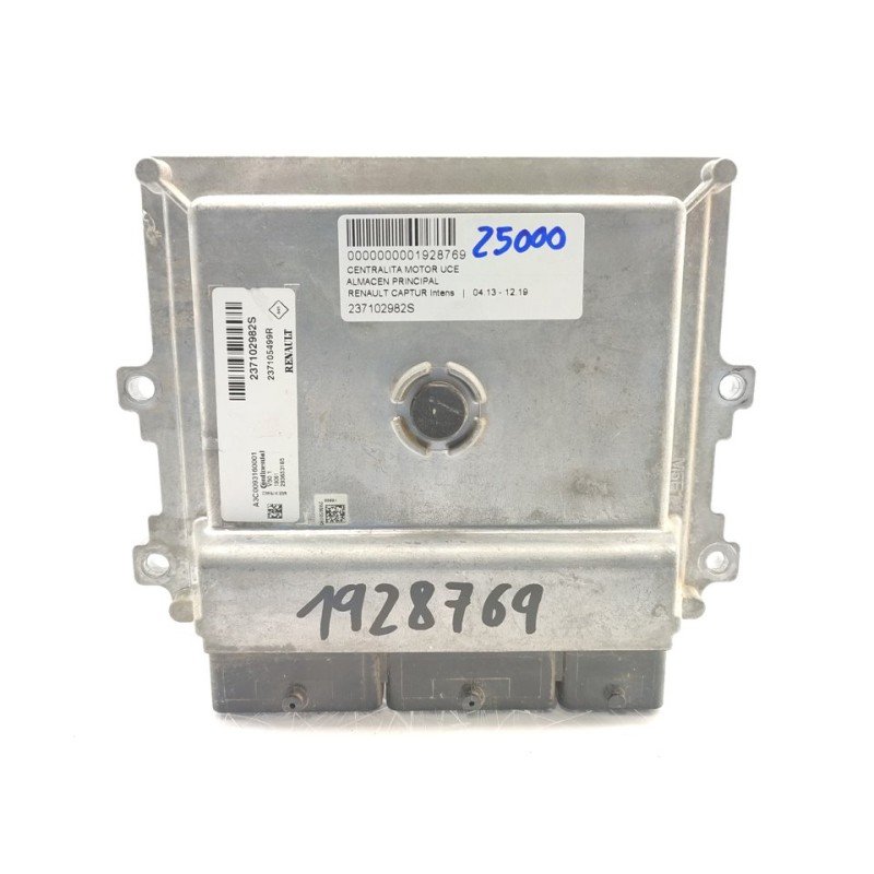Recambio de centralita motor uce para renault captur intens referencia OEM IAM 237102982S  