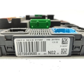 Recambio de caja reles / fusibles para citroën c4 cactus business referencia OEM IAM 9819849680  