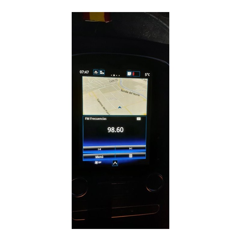 Recambio de pantalla multifuncion para renault scenic iv grand limited referencia OEM IAM 280901868R  