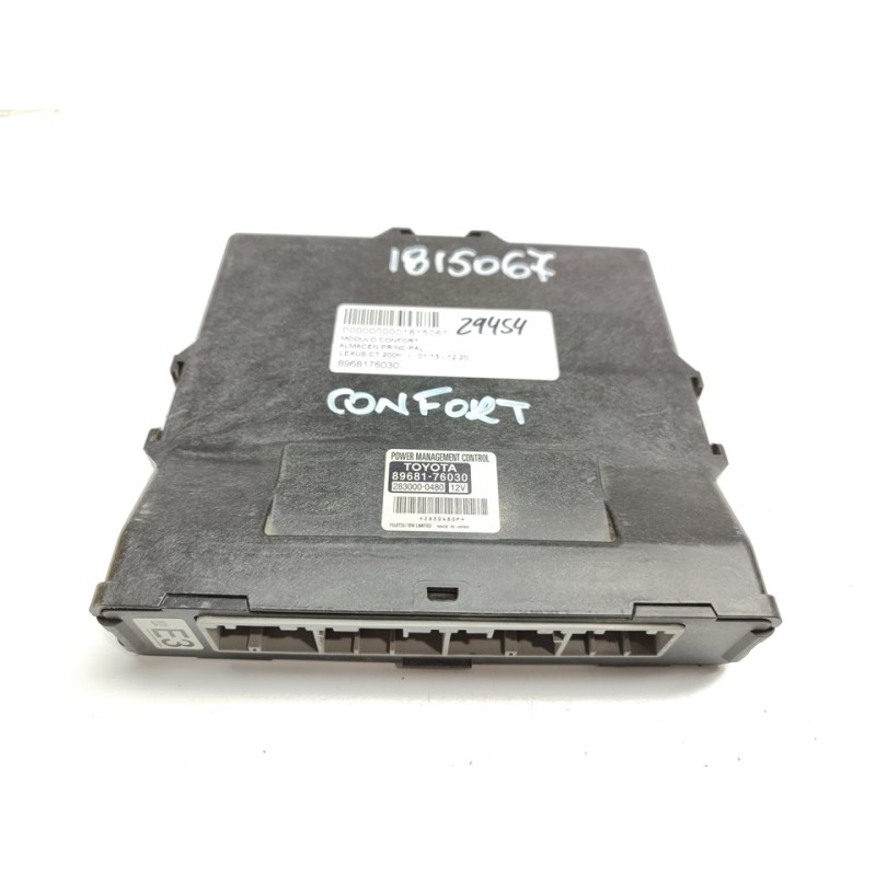 Recambio de modulo confort para lexus ct 200h referencia OEM IAM 8968176030  