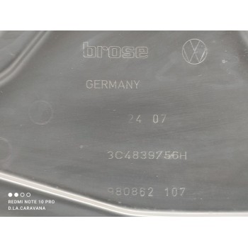 Recambio de elevalunas trasero derecho para volkswagen passat berlina (3c2) trendline referencia OEM IAM 3C4839756H  