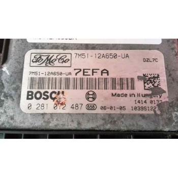 Recambio de centralita motor uce para ford focus berlina (cap) ambiente (d) referencia OEM IAM 7M5112A650UA  