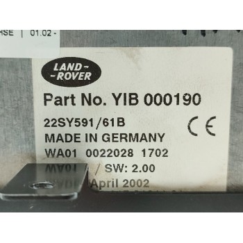Recambio de sistema navegacion gps para land rover range rover (lm) td6 hse referencia OEM IAM YIB000190  
