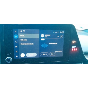 Recambio de pantalla multifuncion para toyota c-hr hybrid active referencia OEM IAM 86140F4340  
