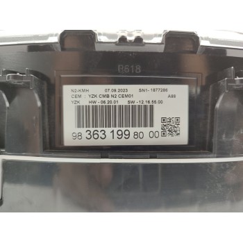 Recambio de cuadro instrumentos para citroën c3 aircross c-series referencia OEM IAM 9836319980  