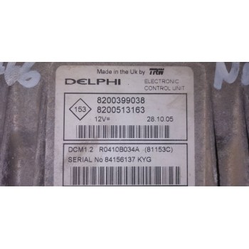 Recambio de centralita motor uce para nissan note (e11e) acenta referencia OEM IAM 8200399038  