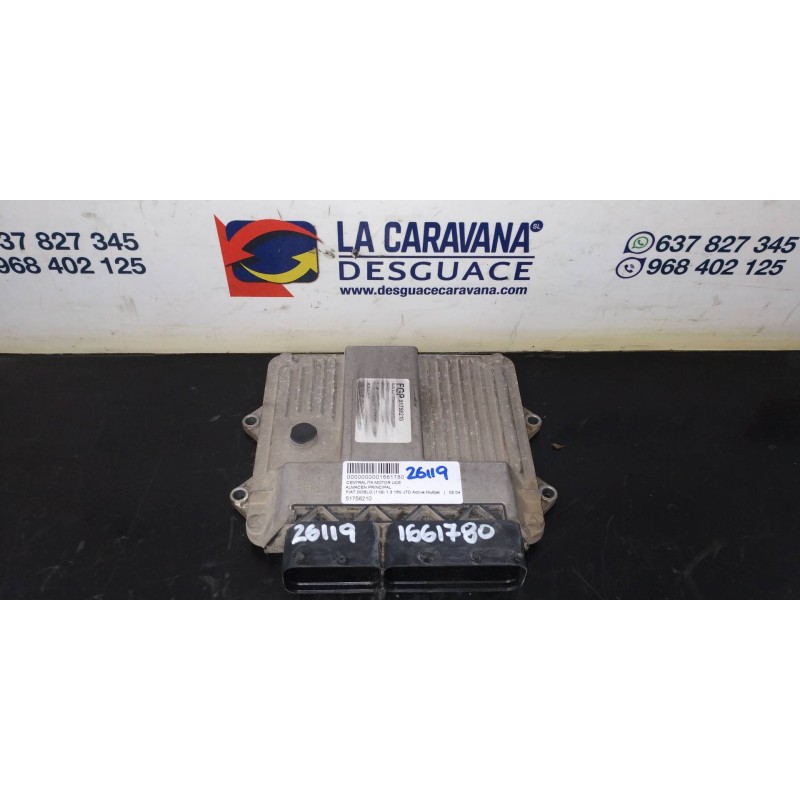 Recambio de centralita motor uce para fiat doblo (119) 1.3 16v jtd active multijet referencia OEM IAM 51758210  