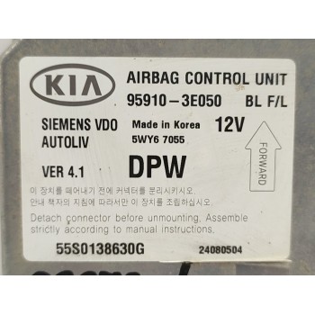 Recambio de centralita airbag para kia sorento 2.5 crdi active referencia OEM IAM 959103E050  