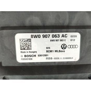 Recambio de modulo electronico para audi a4 berlina (8w2) básico referencia OEM IAM 8W0907063AC  