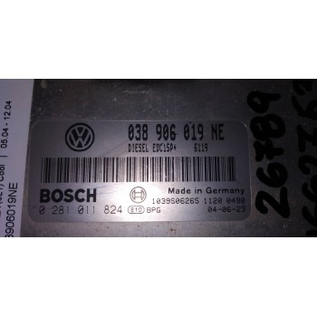 Recambio de centralita motor uce para seat ibiza (6l1) cool referencia OEM IAM 038906019NE  