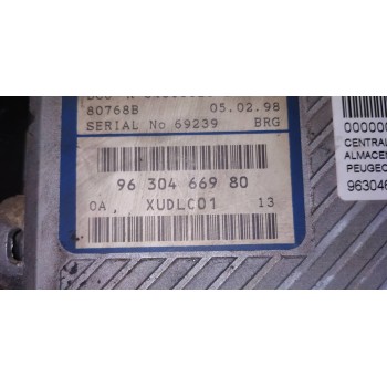 Recambio de centralita motor uce para peugeot 406 berlina (s1/s2) svdt referencia OEM IAM 9630466980  