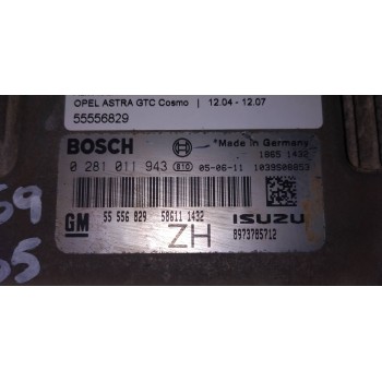 Recambio de centralita motor uce para opel astra gtc cosmo referencia OEM IAM 55556829  