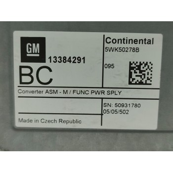 Recambio de modulo electronico para opel corsa e business referencia OEM IAM 13384291  