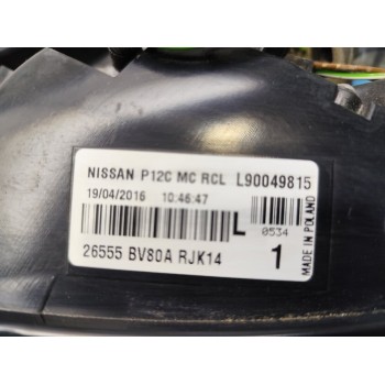 Recambio de piloto trasero izquierdo para nissan juke (f15) acenta referencia OEM IAM 26555BV80A  