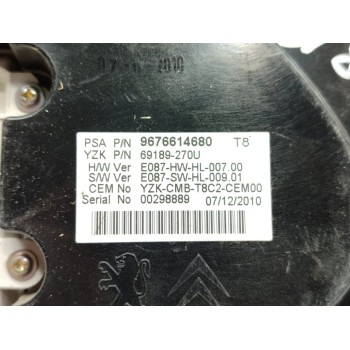 Recambio de cuadro instrumentos para peugeot 5008 access referencia OEM IAM 9676614680  