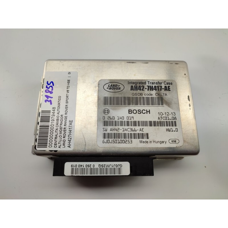 Recambio de centralita cambio automatico para land rover range rover sport v6 td hse referencia OEM IAM AH427H417AE  