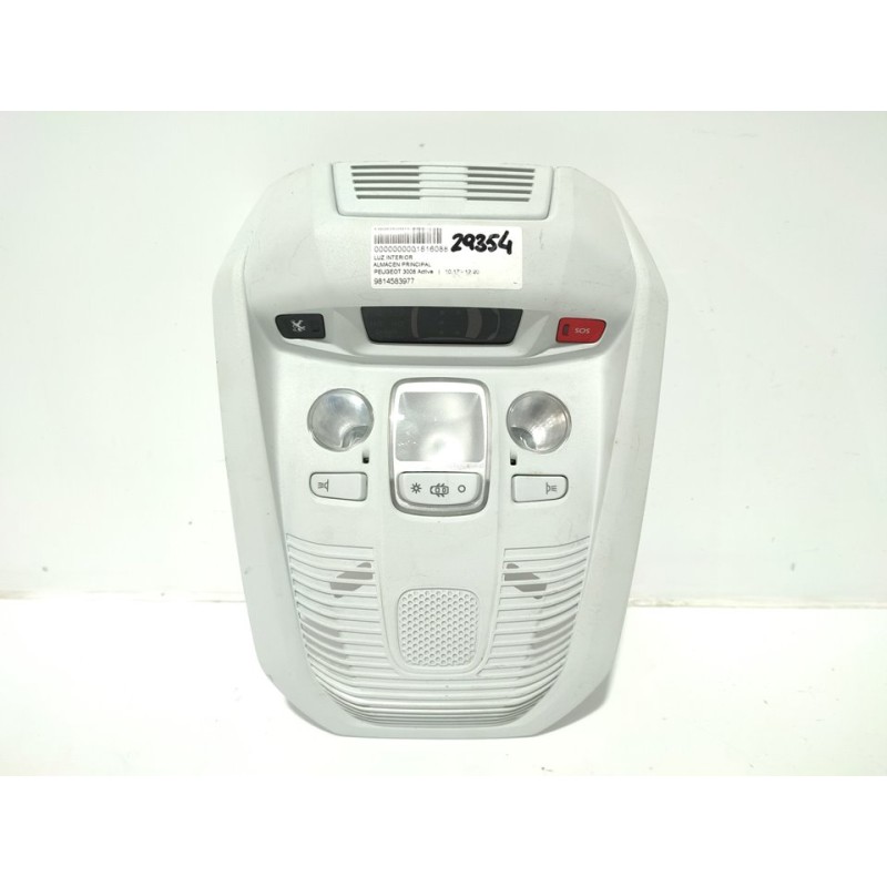 Recambio de luz interior para peugeot 3008 active referencia OEM IAM 9814583977  