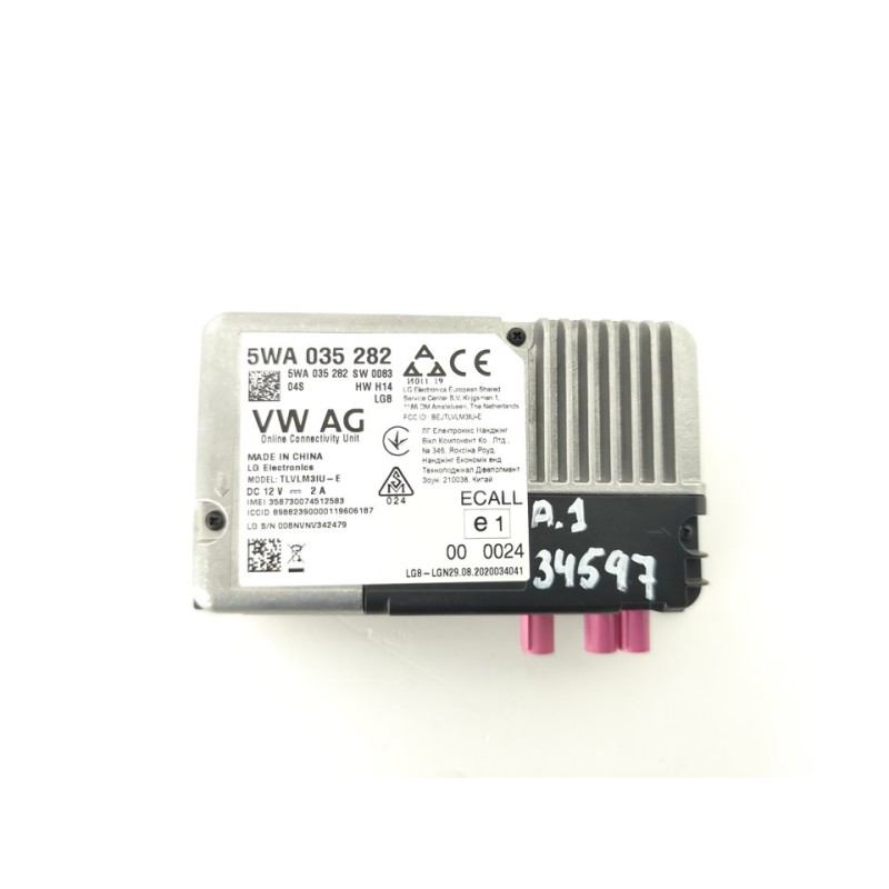 Recambio de modulo electronico para audi a1 sportback (gba) 30 tfsi básico referencia OEM IAM 5WA035282  