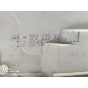 Recambio de cerradura puerta trasera izquierda para seat leon (1p1) reference referencia OEM IAM 1P0839015  