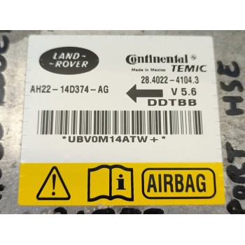 Recambio de centralita airbag para land rover range rover sport v6 td hse referencia OEM IAM AH2214D374AG  