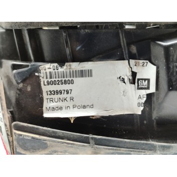 Recambio de piloto trasero derecho interior para opel astra j gtc sportive referencia OEM IAM 13399797  