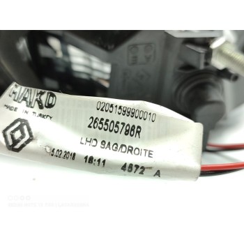 Recambio de piloto trasero derecho interior para renault clio iv business referencia OEM IAM 265505796R  