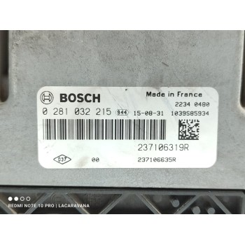 Recambio de centralita motor uce para dacia sandero laureate referencia OEM IAM 0281032215  