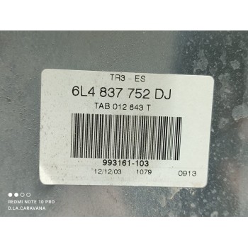 Recambio de elevalunas delantero derecho para seat ibiza (6l1) fresh referencia OEM IAM 6L4837752DJ  
