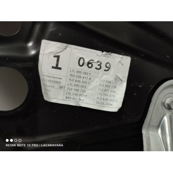 Recambio de elevalunas trasero izquierdo para porsche cayenne (typ 9pa) básico referencia OEM IAM 7L0839461D  