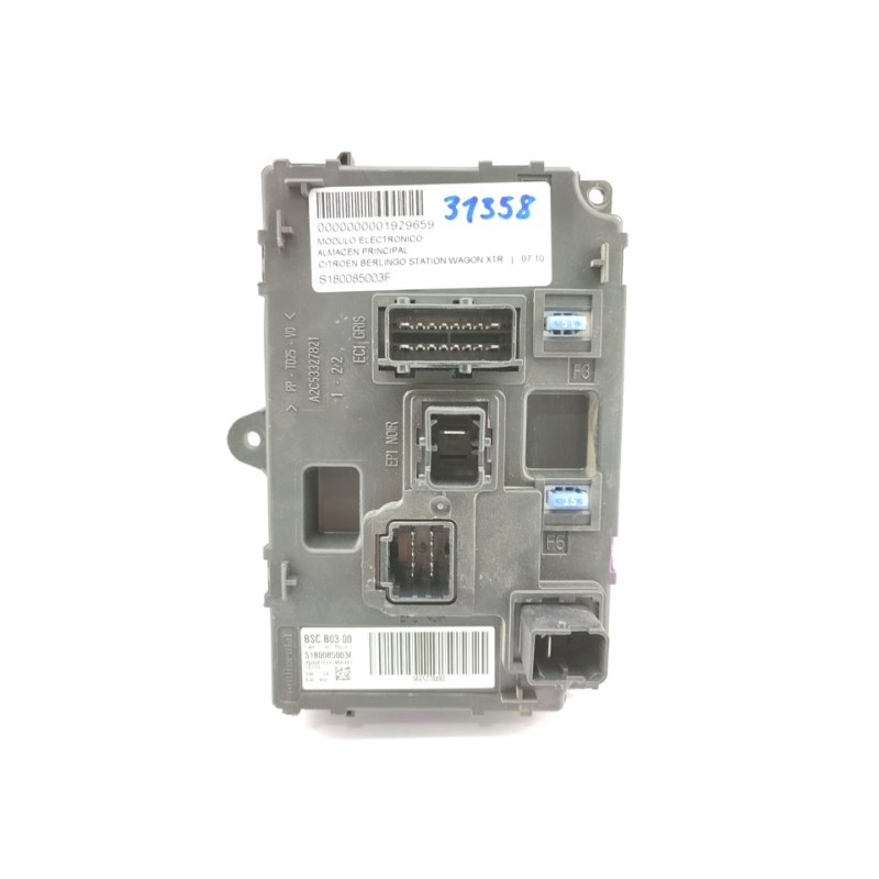 Recambio de modulo electronico para citroën berlingo station wagon xtr referencia OEM IAM S180085003F  