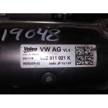 Recambio de motor arranque para seat ibiza (6p1) reference referencia OEM IAM 02Z911021K  