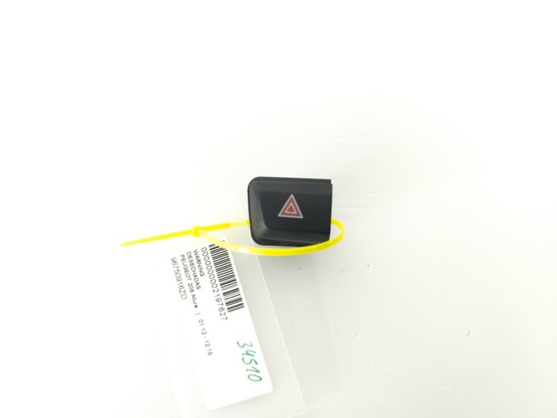 Recambio de warning para peugeot 208 allure referencia OEM IAM 96750916ZD  