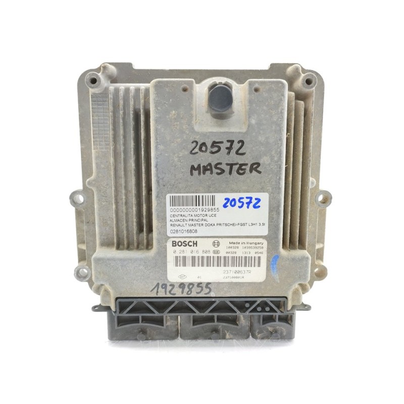 Recambio de centralita motor uce para renault master doka pritsche/-fgst l3h1 3,5t referencia OEM IAM 0281016808  