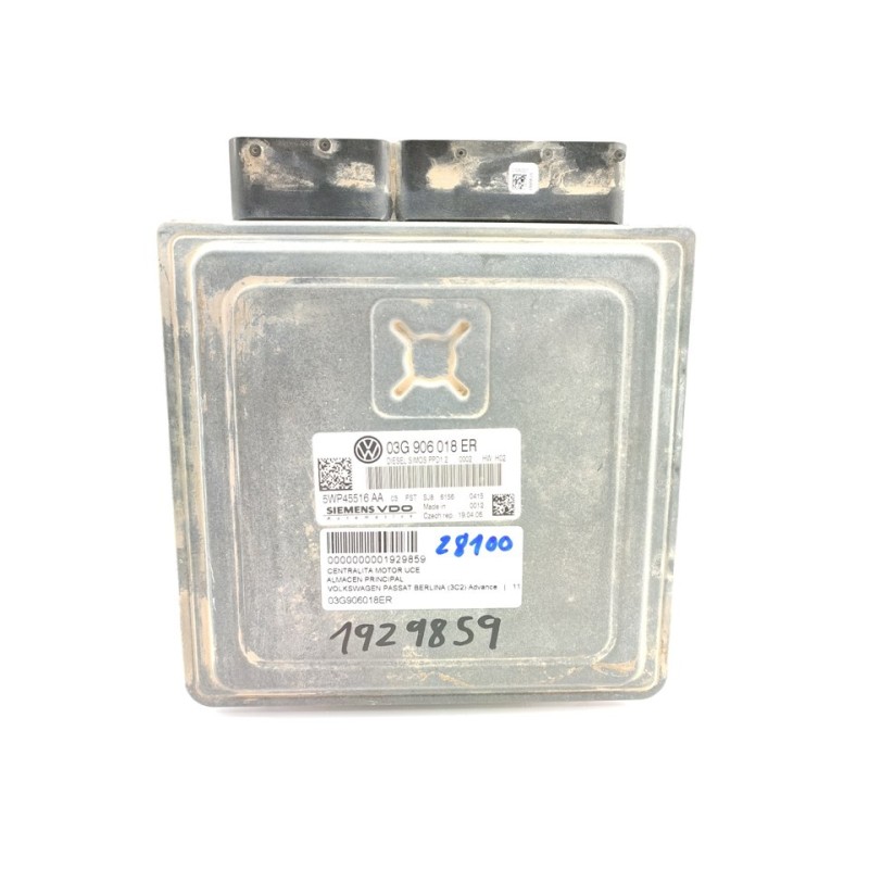 Recambio de centralita motor uce para volkswagen passat berlina (3c2) advance referencia OEM IAM 03G906018ER  