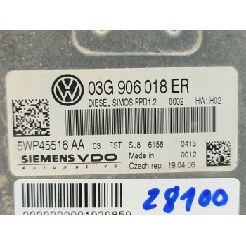 Recambio de centralita motor uce para volkswagen passat berlina (3c2) advance referencia OEM IAM 03G906018ER  