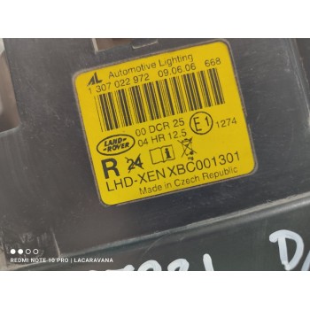 Recambio de faro derecho para land rover range rover (lm) td6 hse referencia OEM IAM XBC001301  